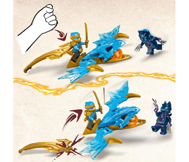 LEGO Ninjago 71802 Atak powstającego smoka Nyi - 1202276 - zdjęcie 3